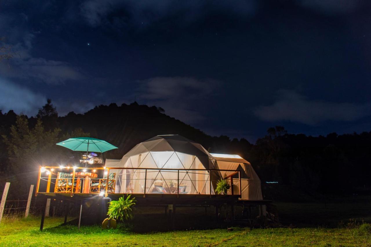 Glamping Claro de Luna Guatavita Exterior foto