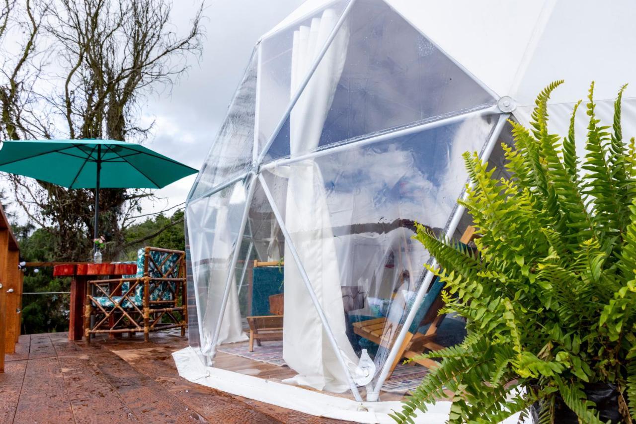 Glamping Claro de Luna Guatavita Exterior foto