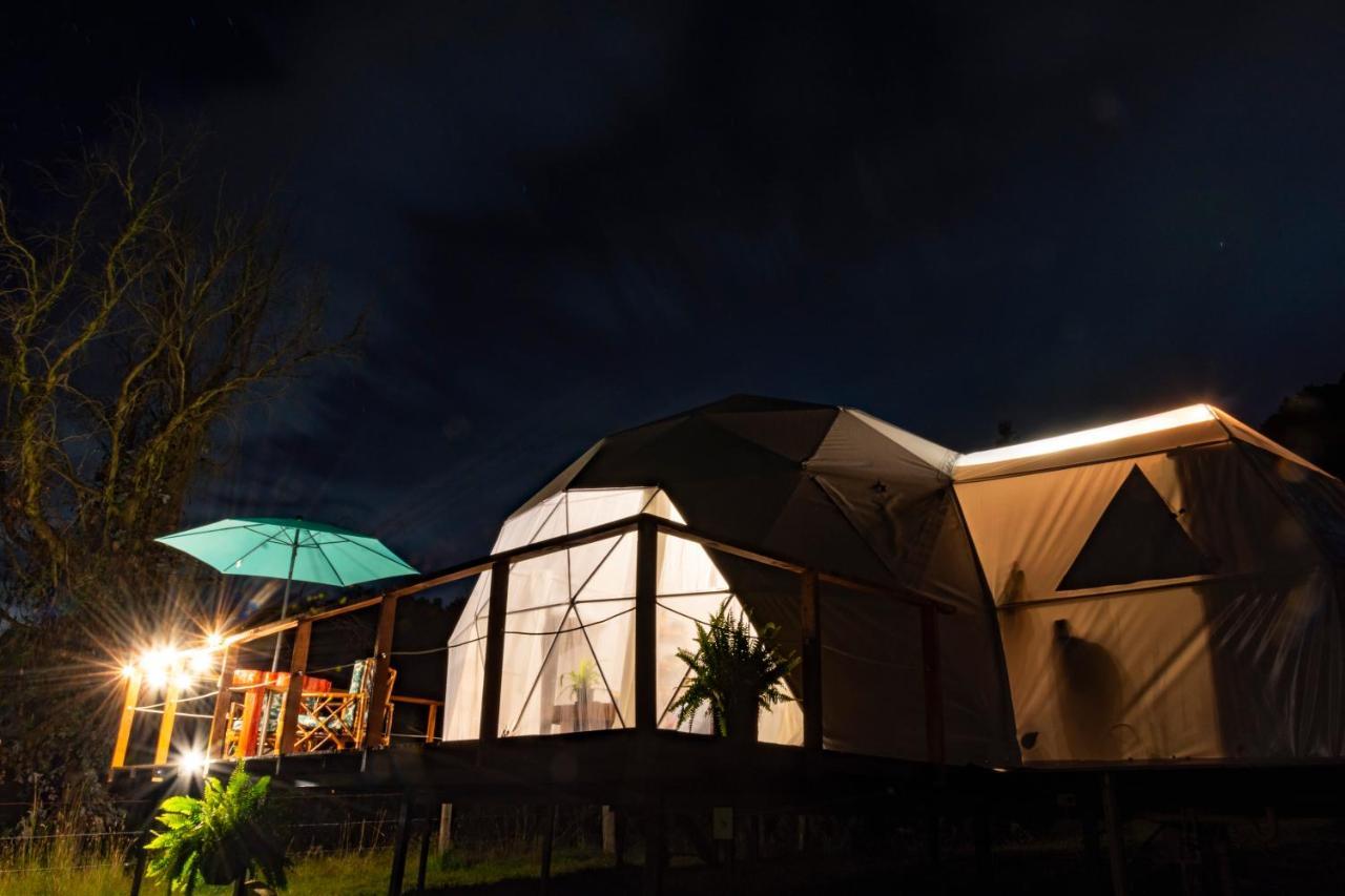 Glamping Claro de Luna Guatavita Exterior foto
