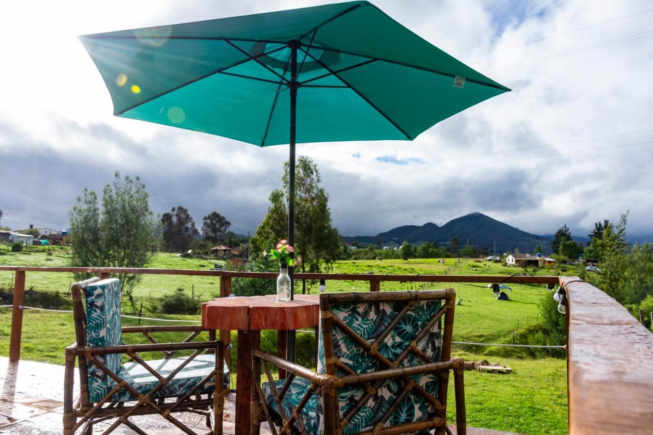 Glamping Claro de Luna Guatavita Exterior foto