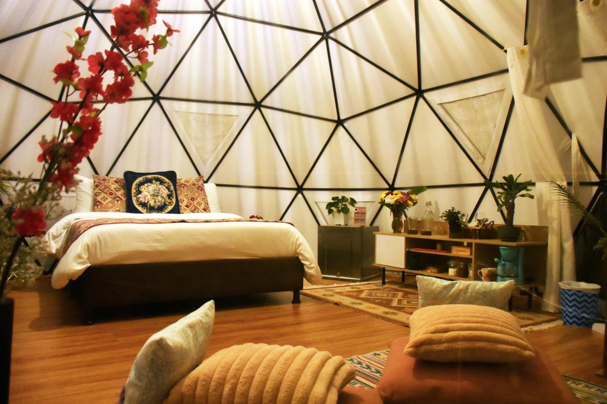 Glamping Claro de Luna Guatavita Exterior foto