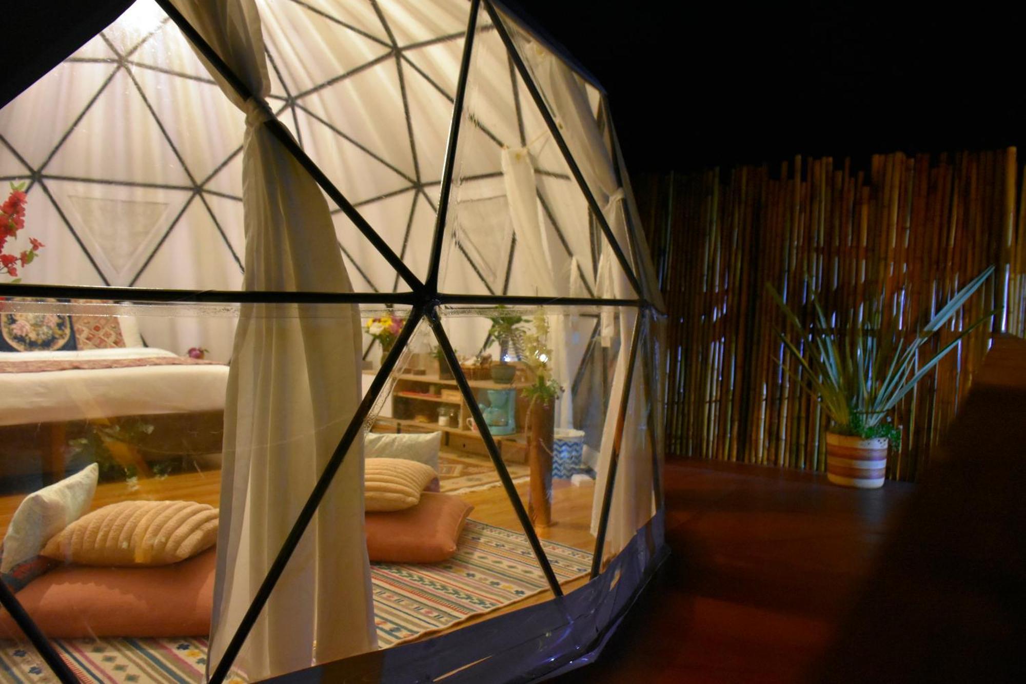 Glamping Claro de Luna Guatavita Exterior foto