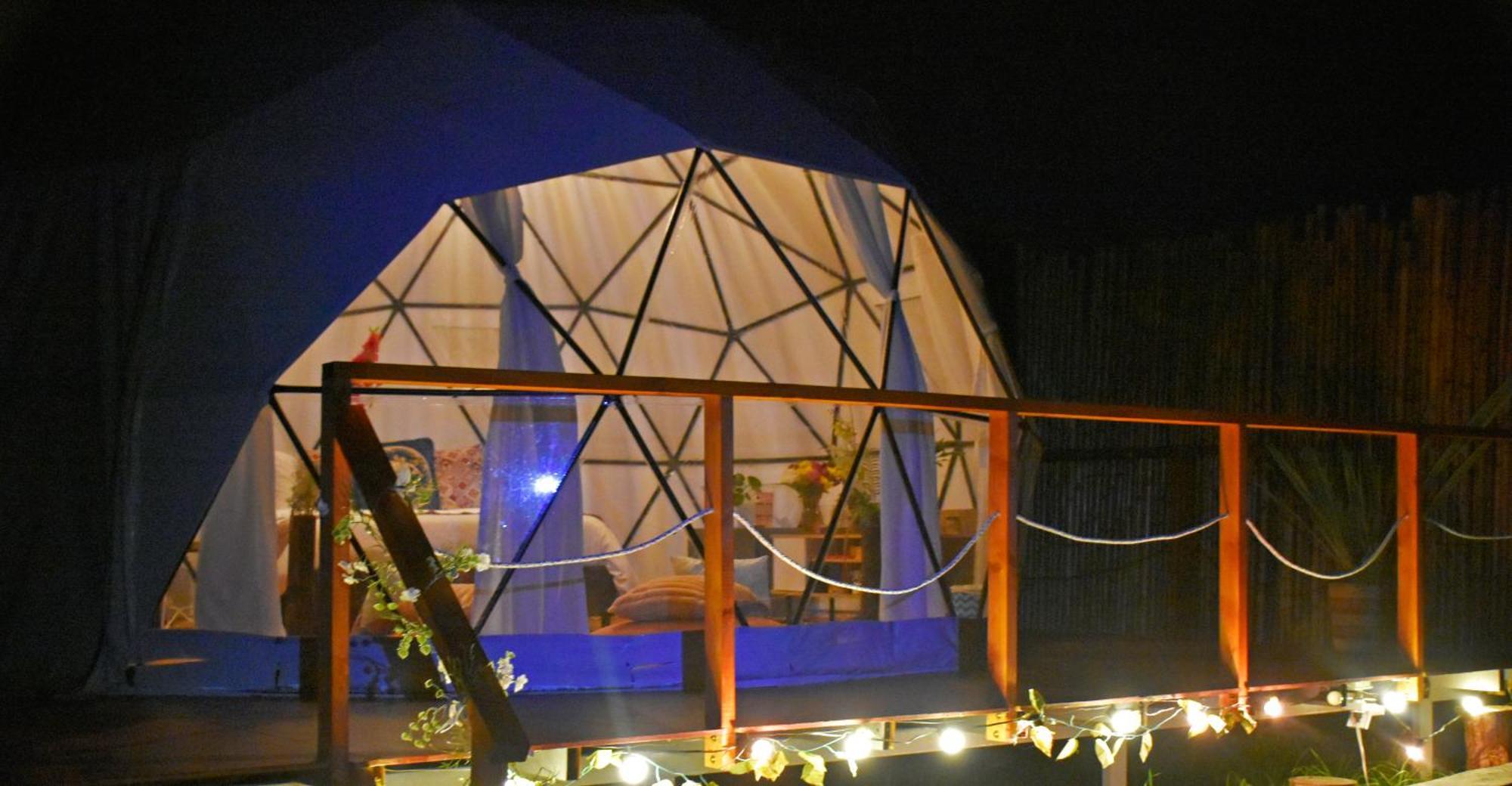 Glamping Claro de Luna Guatavita Exterior foto